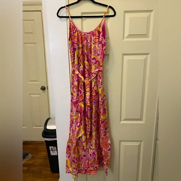j crew silk floral dress J Crew women’s silk dress summer dress🔥🔥🔥